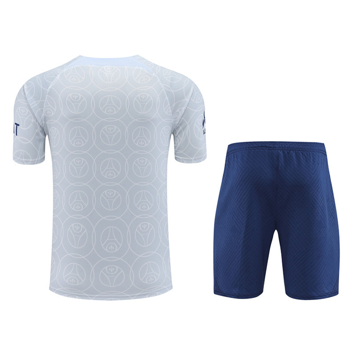 Chandal del Paris Saint-Germain Manga Corta 2022-2023 Gris - Pantalon Corto